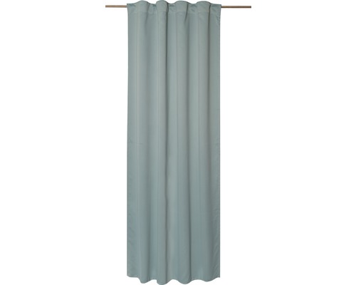 Gordijn met gordijnband Middernachtgroen 140x255 cm