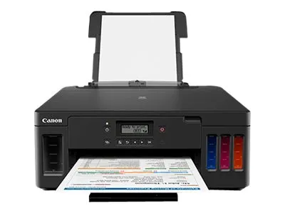 Canon PIXMA G5050 - Printer - farve - Duplex - blækprinter - kan genopfyldes - A4/Legal - op til 13 ipm (mono) / op til 6.8 ipm (farve) - kapacitet: 350 ark - USB 2.0, LAN, Wi-Fi(n)