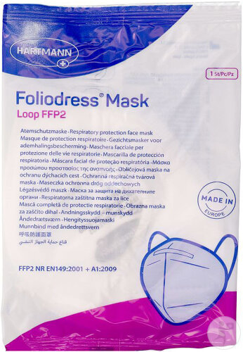 Hartmann Foliodress Mask Masque Loop FFP2 1 Pièce