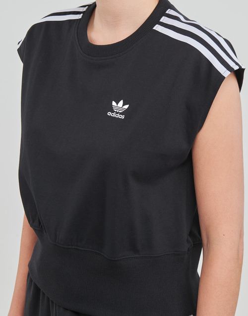 adidas Originals - WAIST CINCH TEE - noir
