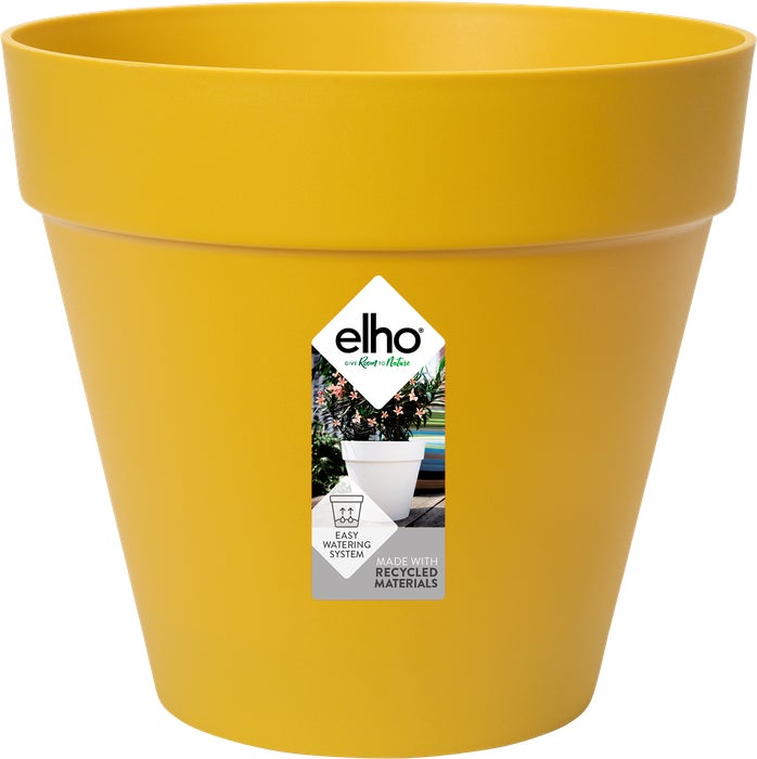 Elho bloempot Loft Urban geel D 19,3 H 17,5 cm