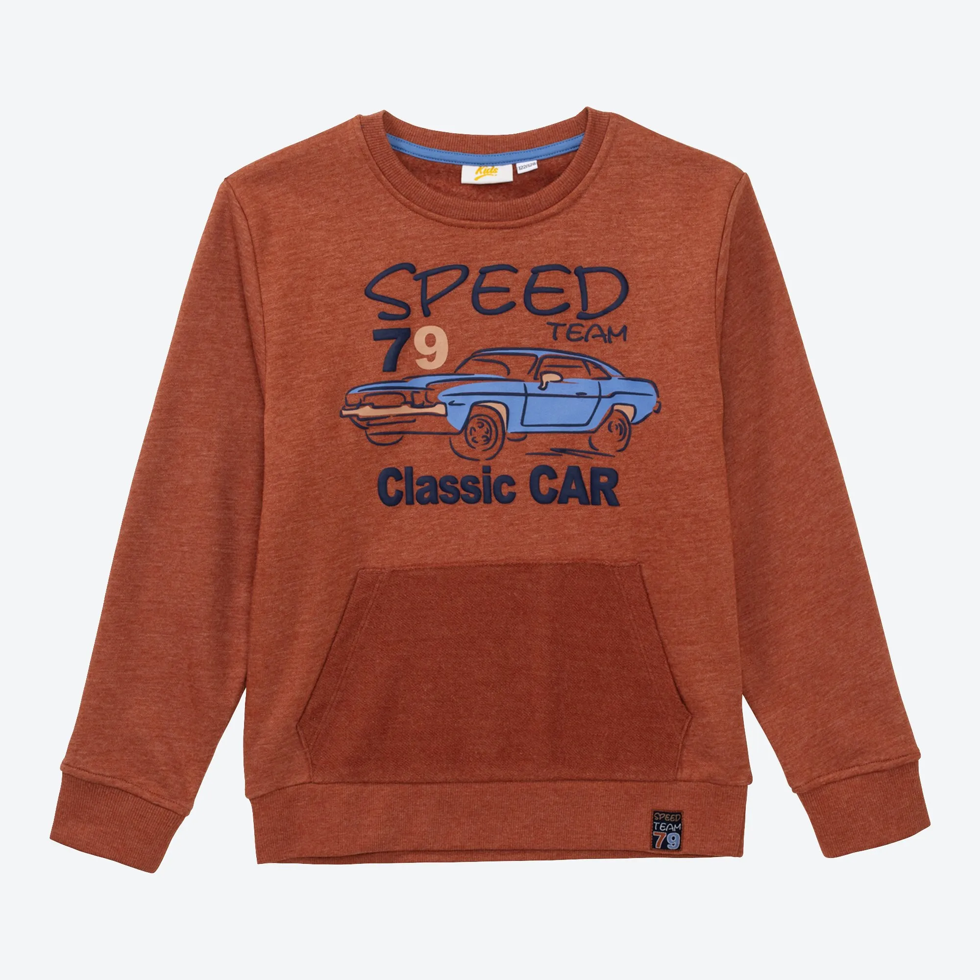 Jungen-Sweatshirt mit Känguru-Tasche