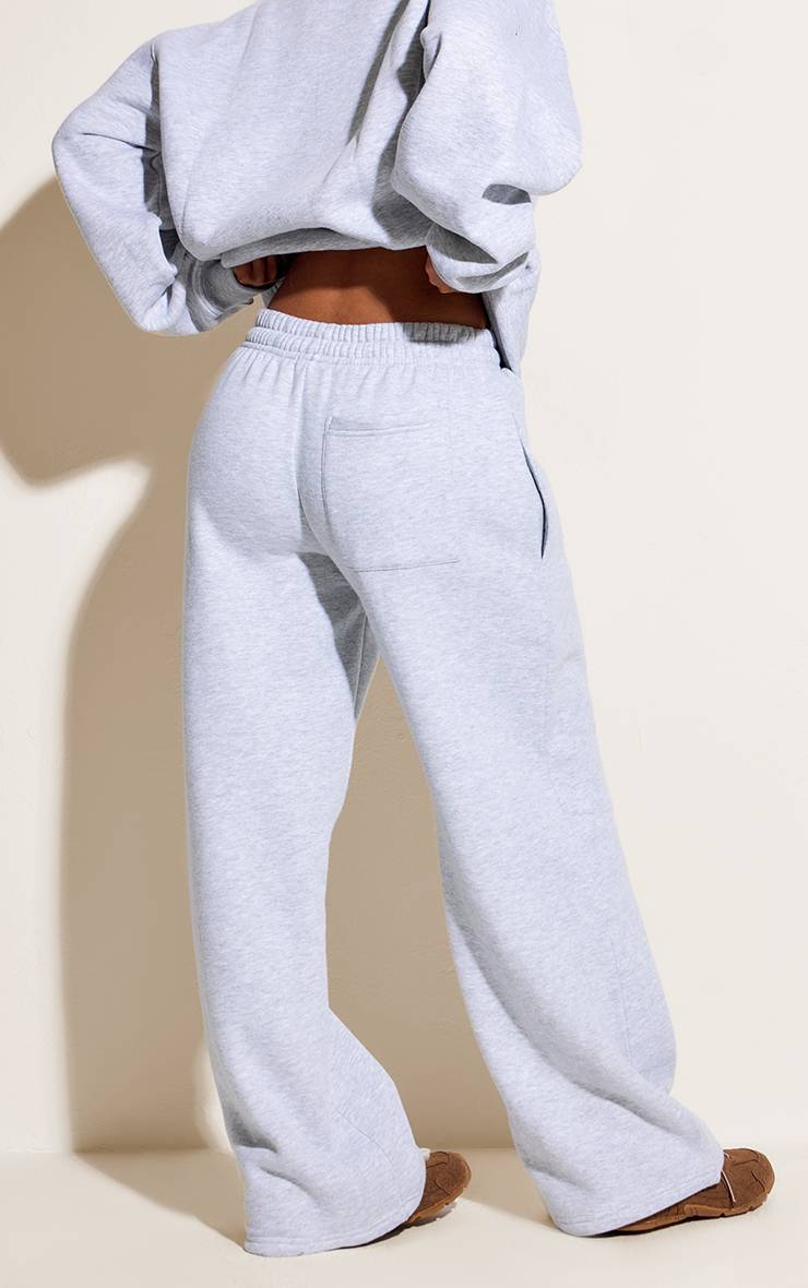 Gris Cendré Pantalon De Jogging Petite À Jambe Droite