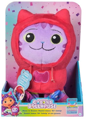Gabby's Dollhouse Deluxe Kosedyr DJ Catnip 25 cm