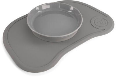 Twistshake Click-Mat Mini Tallerken og Spisebrikke, Grå