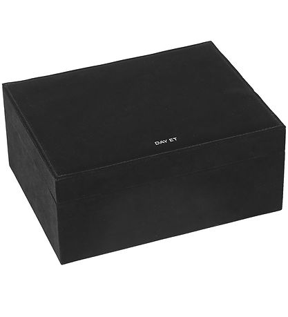 DAY ET Smykkeskrin - Q Velvet Stripe - Big - Blåck
