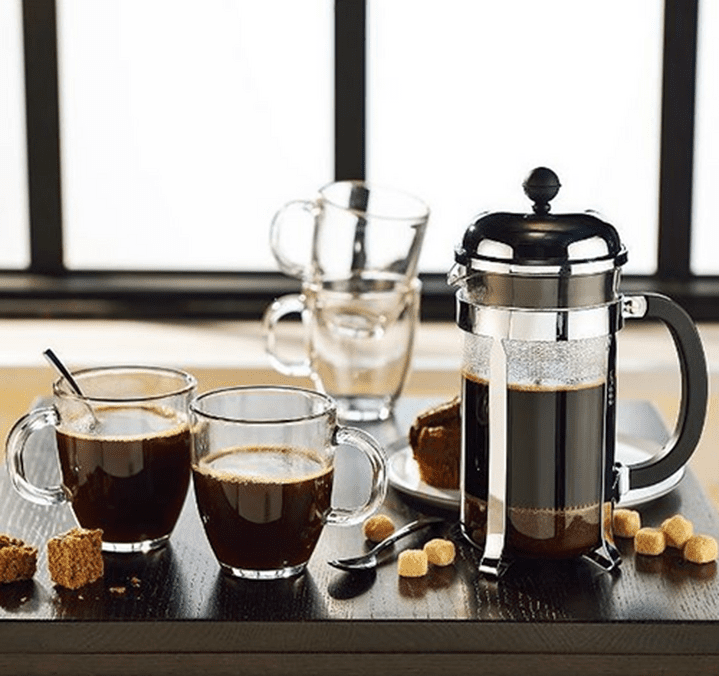 Cafetière à piston Chambord inox - 3 tasses (35 cl) BODUM