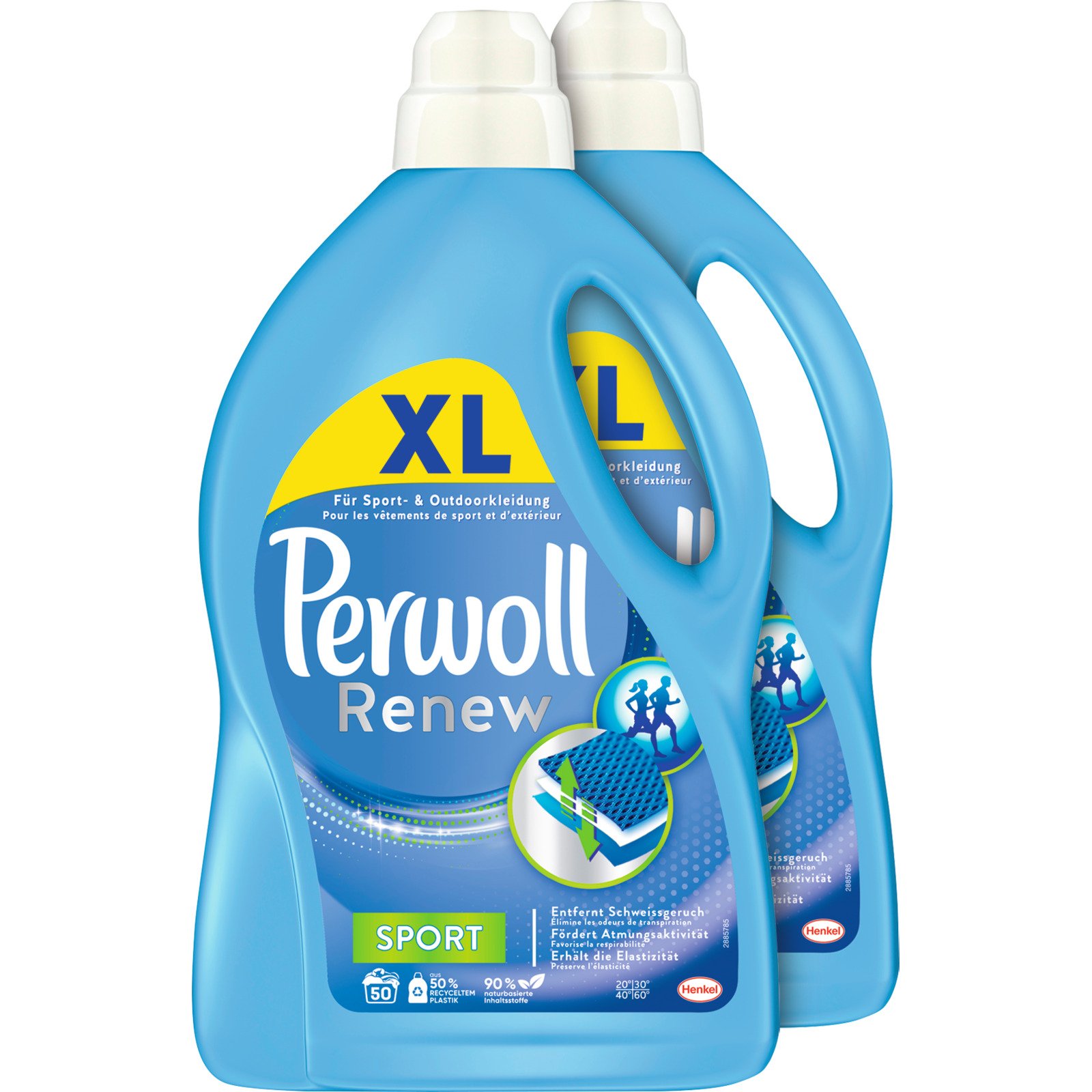 Perwoll Flüssigwaschmittel Sport 2 x 50 Waschgänge