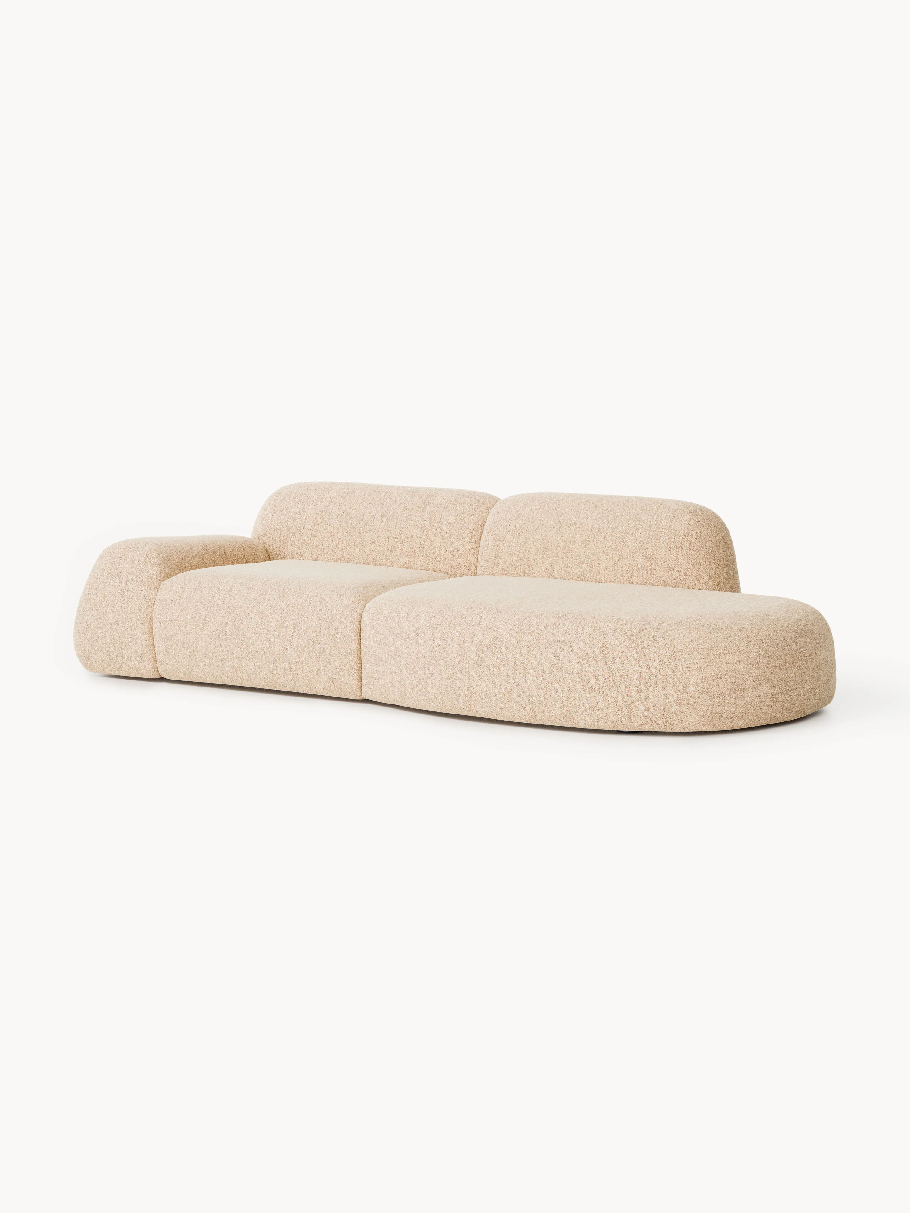 Modulaire bouclé chaise Wolke (3-zits)
