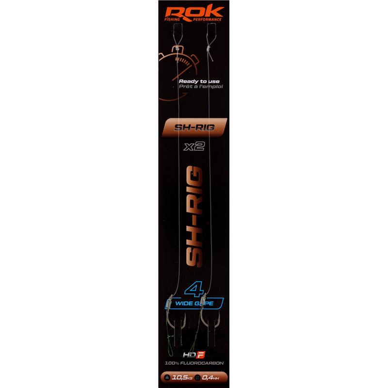 Bas De Ligne Rok Fishing Sh Rig Wide Gape - Par 2