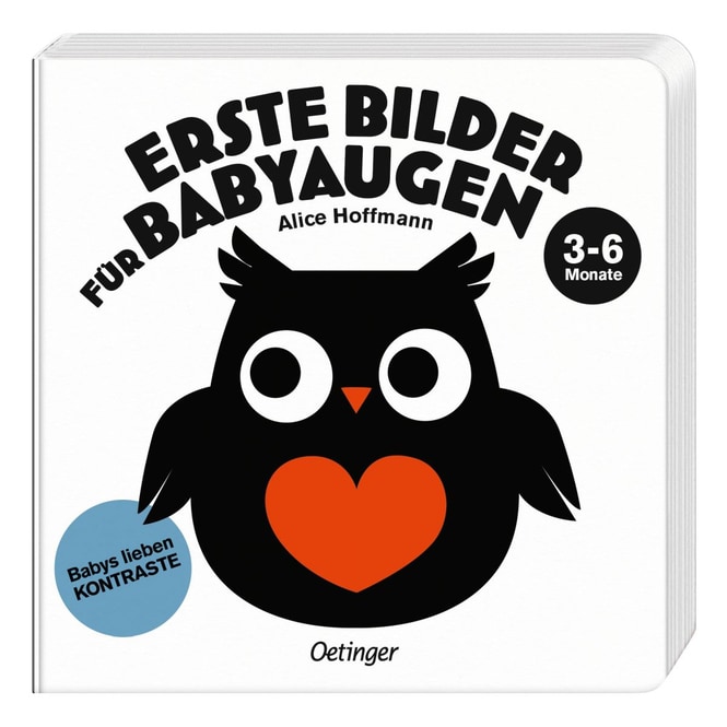 Erste Bilder für Babyaugen - Babys lieben Kontraste - Eule