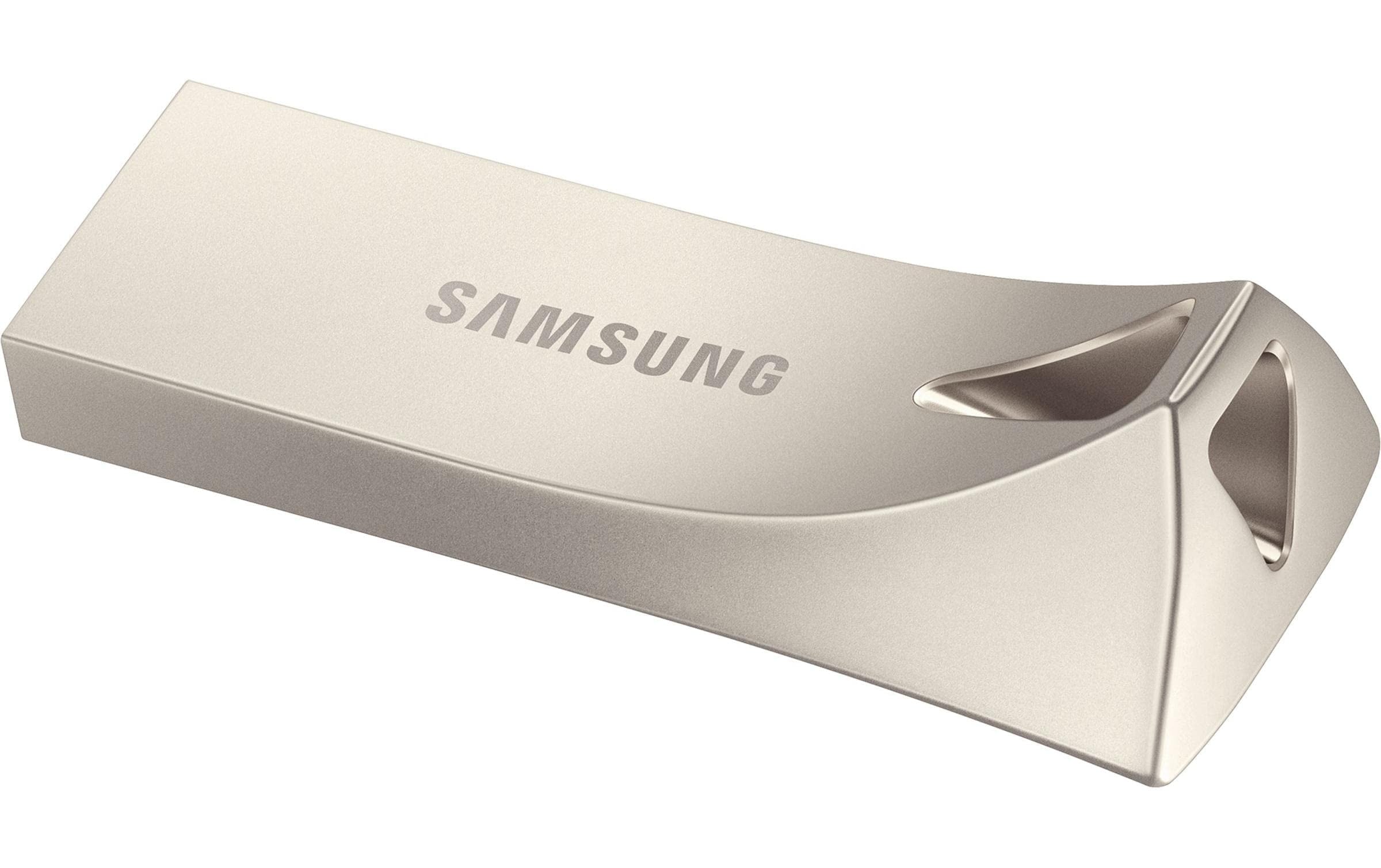Samsung USB-Stick »USB3.1 Bar Plus Titan 128GB« (128GB GB Lesegeschwindigkeit 400 MB/s)