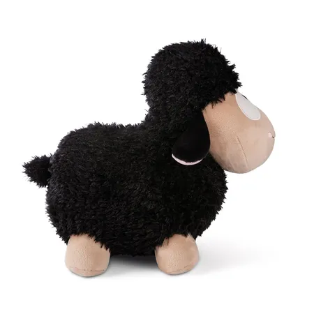 NICI Kuscheltier Schaf schwarz 22cm stehend GREEN