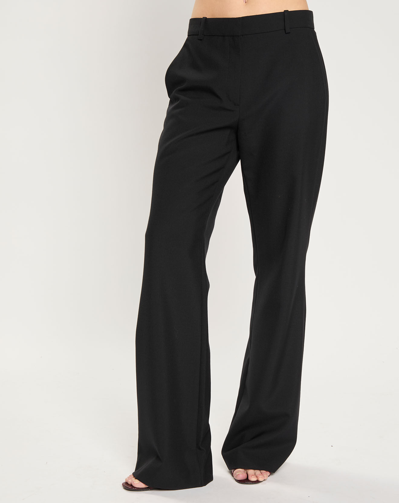 Zapa Pantalon en Laine mélangée Pierino noir