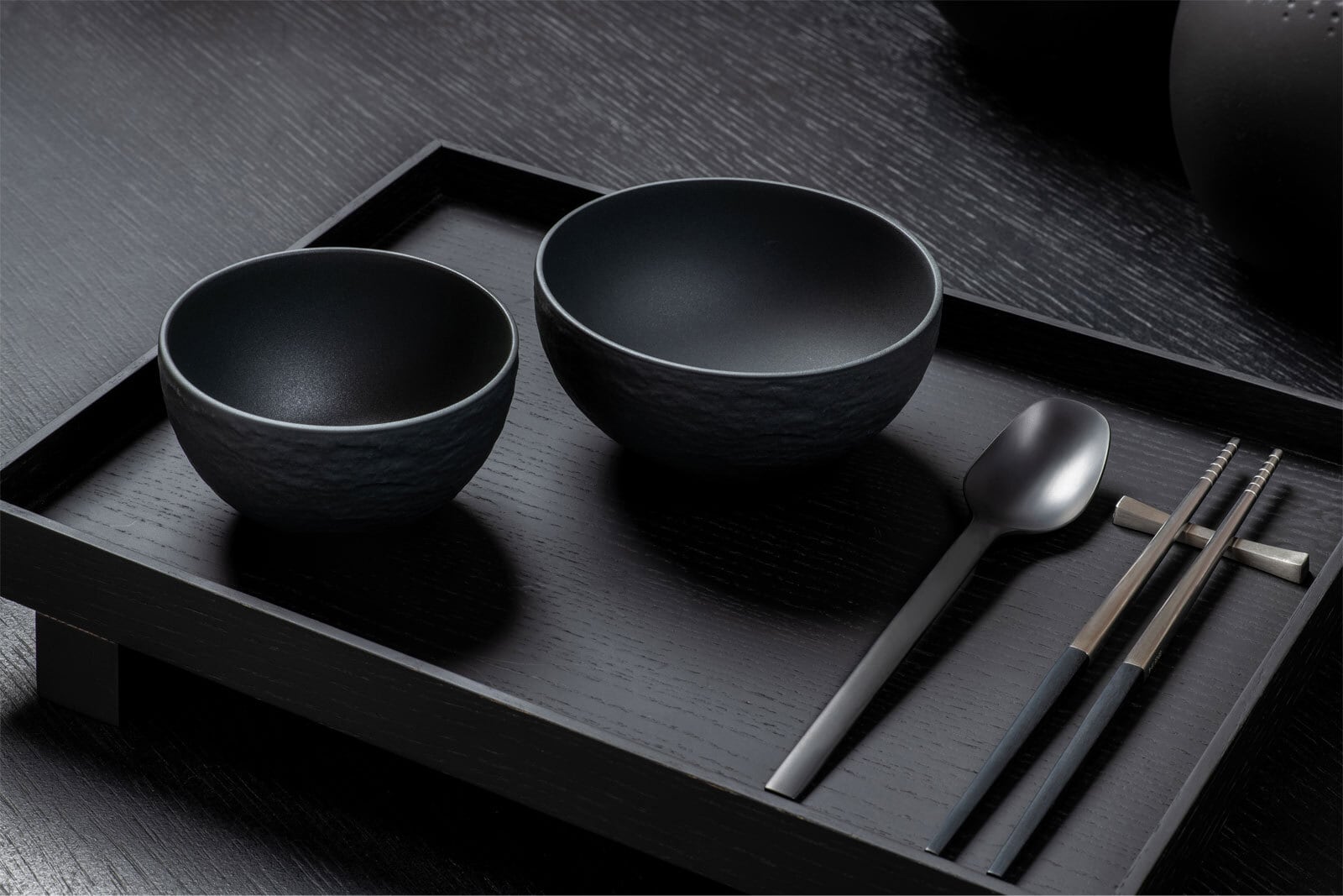 Villeroy & Boch Reisschüssel MANUFACTURE ROCK BLANC 4er Set schwarz