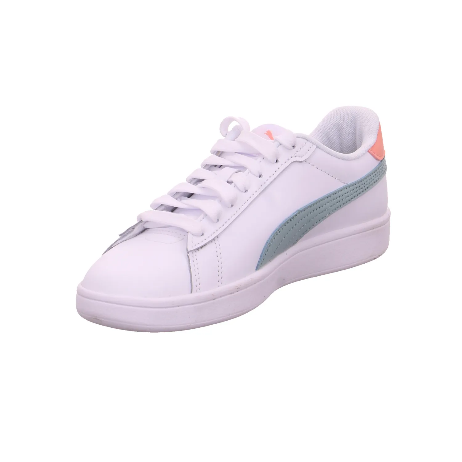 PUMA Kinder Sportschuh Weiss Leder