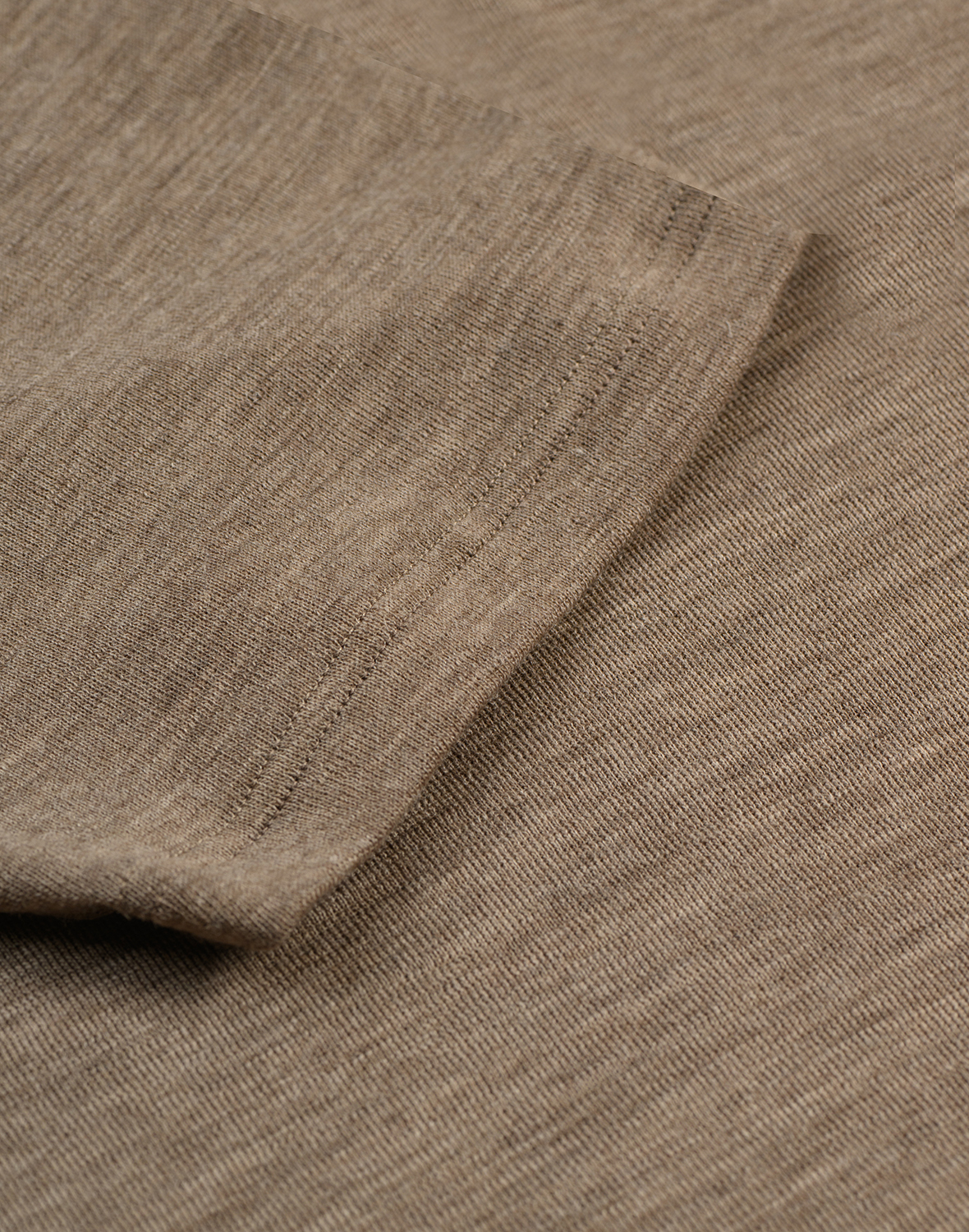 T-shirt met v-hals van merinwol voor dames