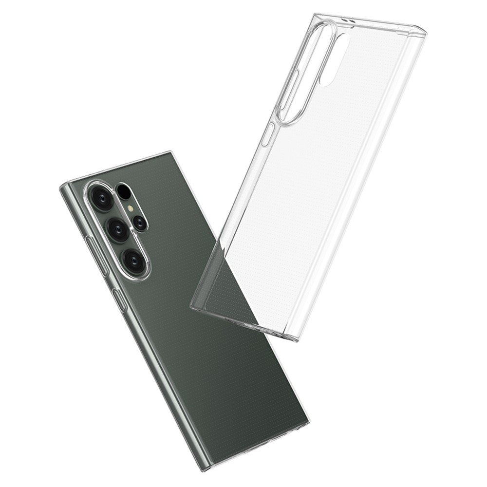 Samsung Galaxy S24 Ultra Gummi Case Schutzhülle - Transparent