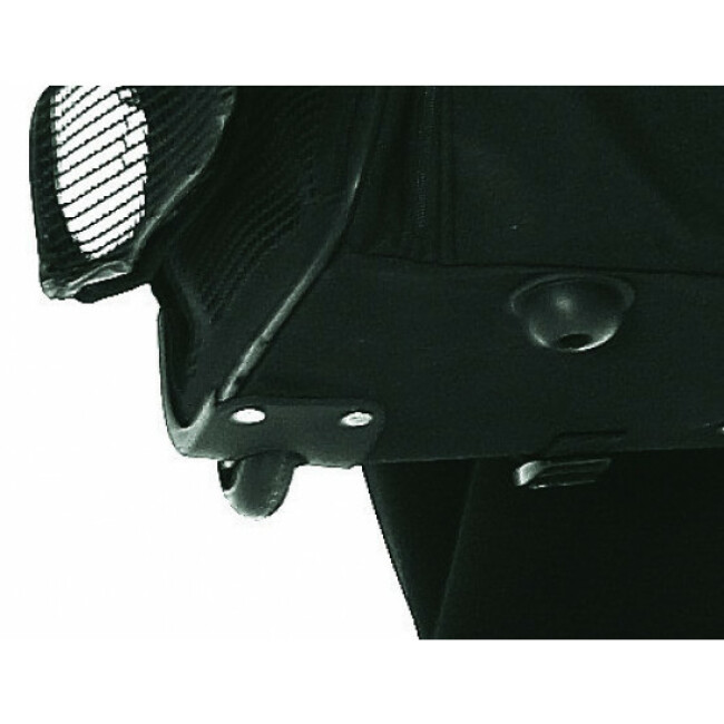 Sac de transport noir Smart Flamingo pour chiens