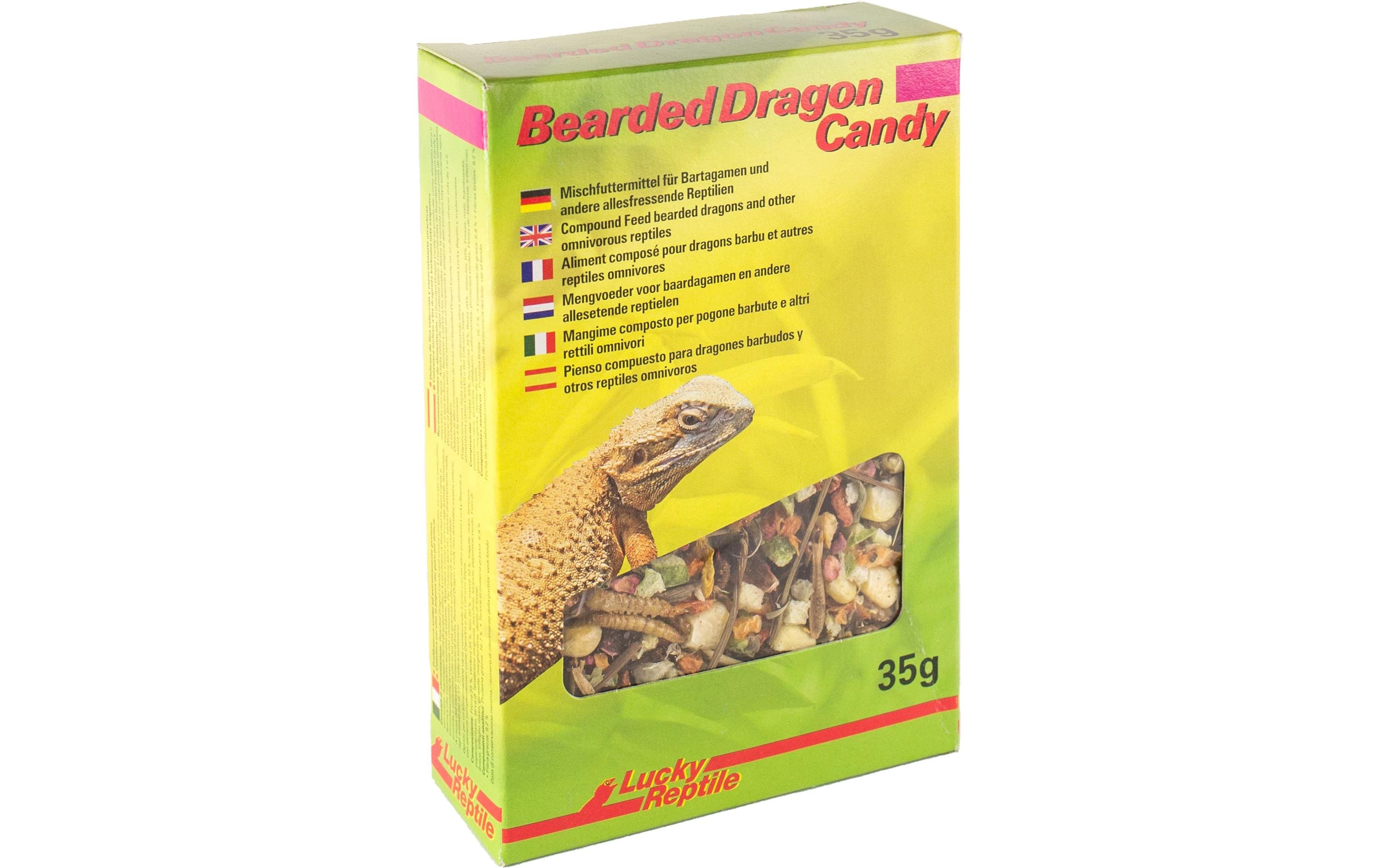 Leckerbissen Bearded Dragon Candy 35 gMischfuttermittel für Bartagamen und andere allesfressende Reptilien