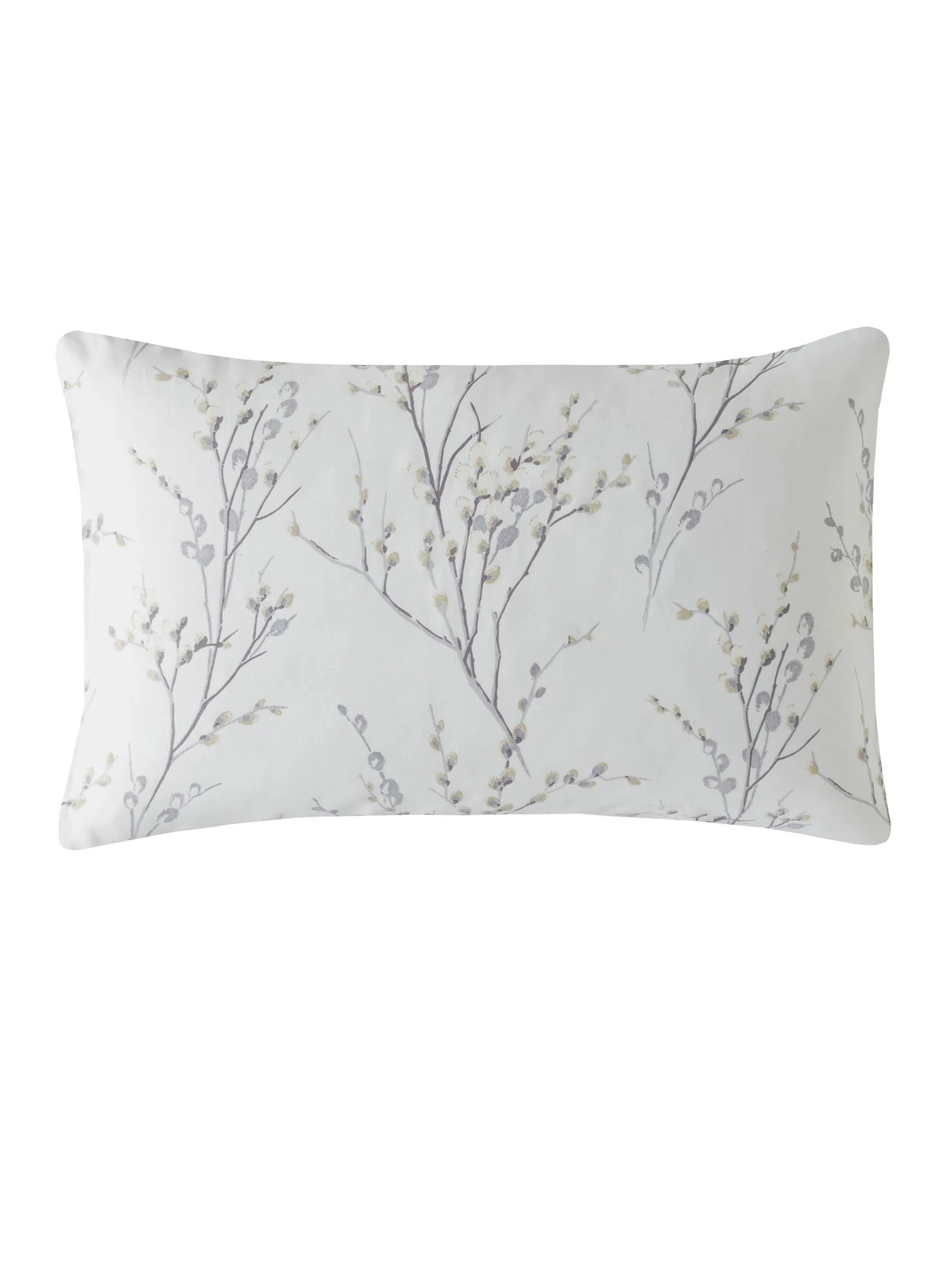 Laura Ashley 100% Cotton Sateen 200 Thread Count Pussy Willow Duvet Cover and Pillowcase Set