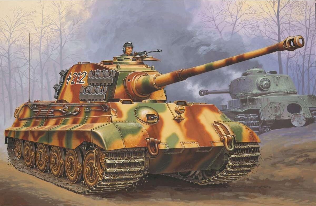 Revell - Tiger II Ausf. B Model Tank Byggesæt - 1:72 - 63129