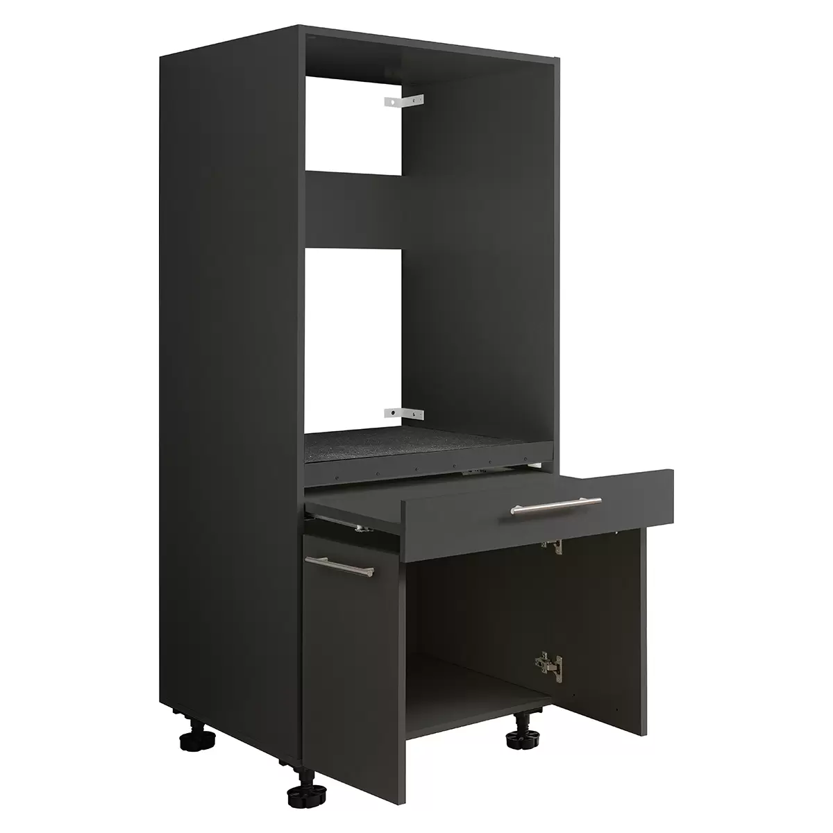Waschküchen-Schrank Platta Anthrazit