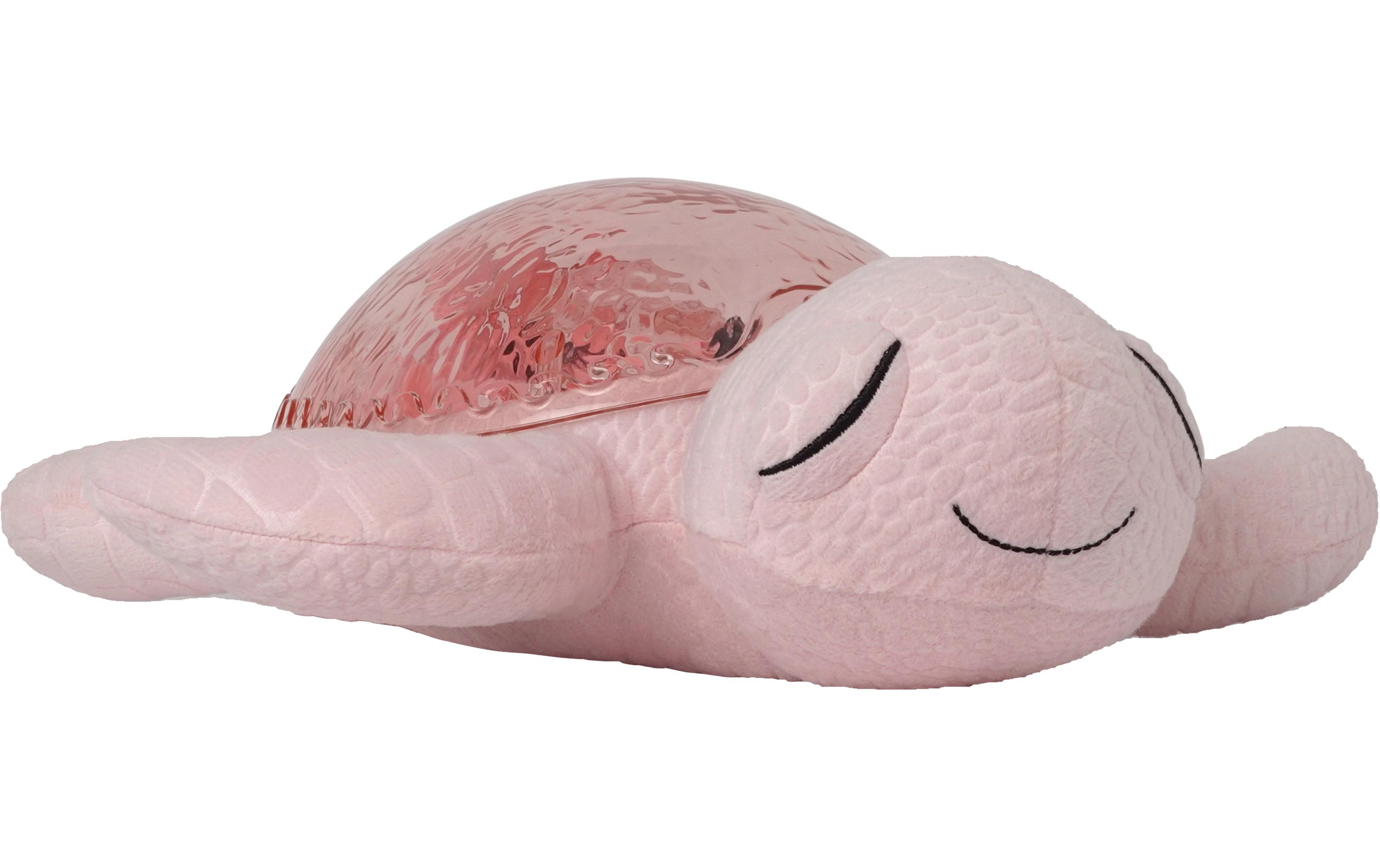 Nachtlicht Projektor Tranquil Turtle PinkMusikalische Schildkröte mit wiederaufladbarem Akku