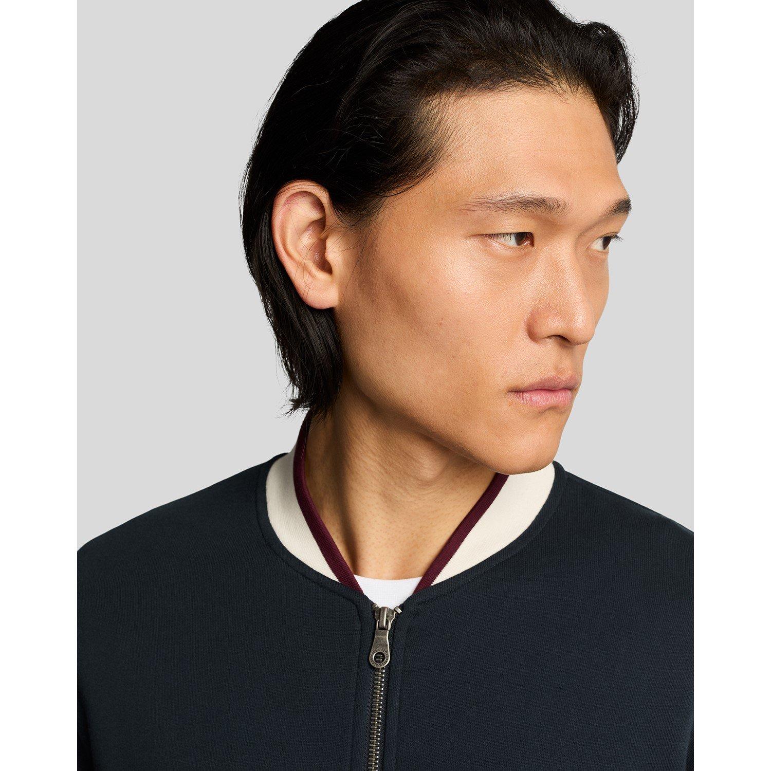 Lyle and Scott Jersey Bomber Jacket