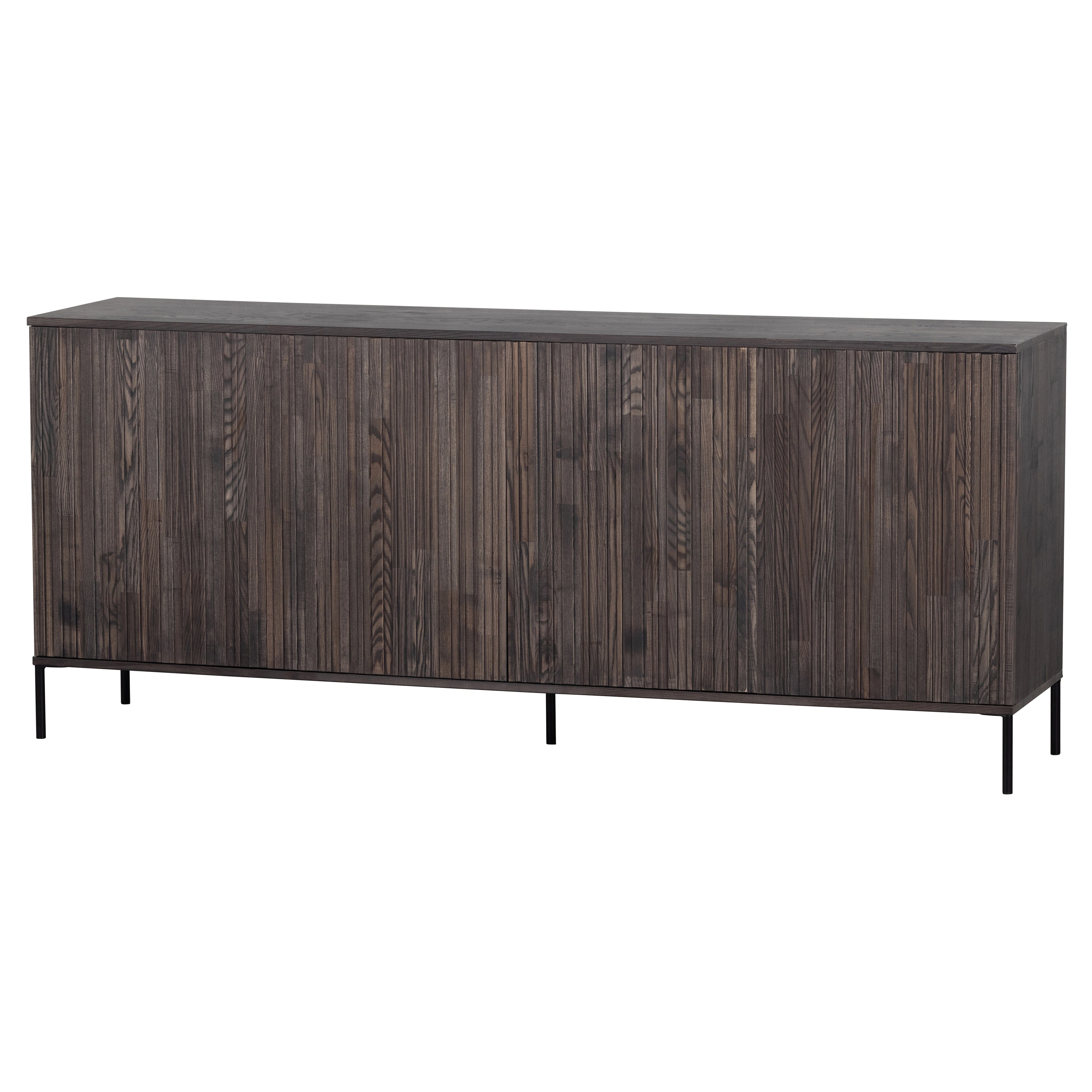 WOOOD New Gravure Dressoir B 200 cm - Essen - Espresso