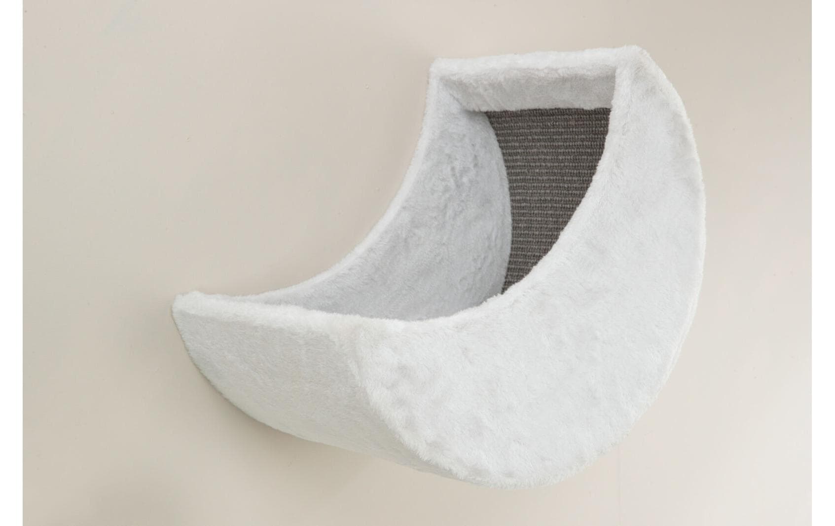 TRIXIE Kratzbaum »Wandset, Plüsch, 4 Stück, Weiss/Grau«