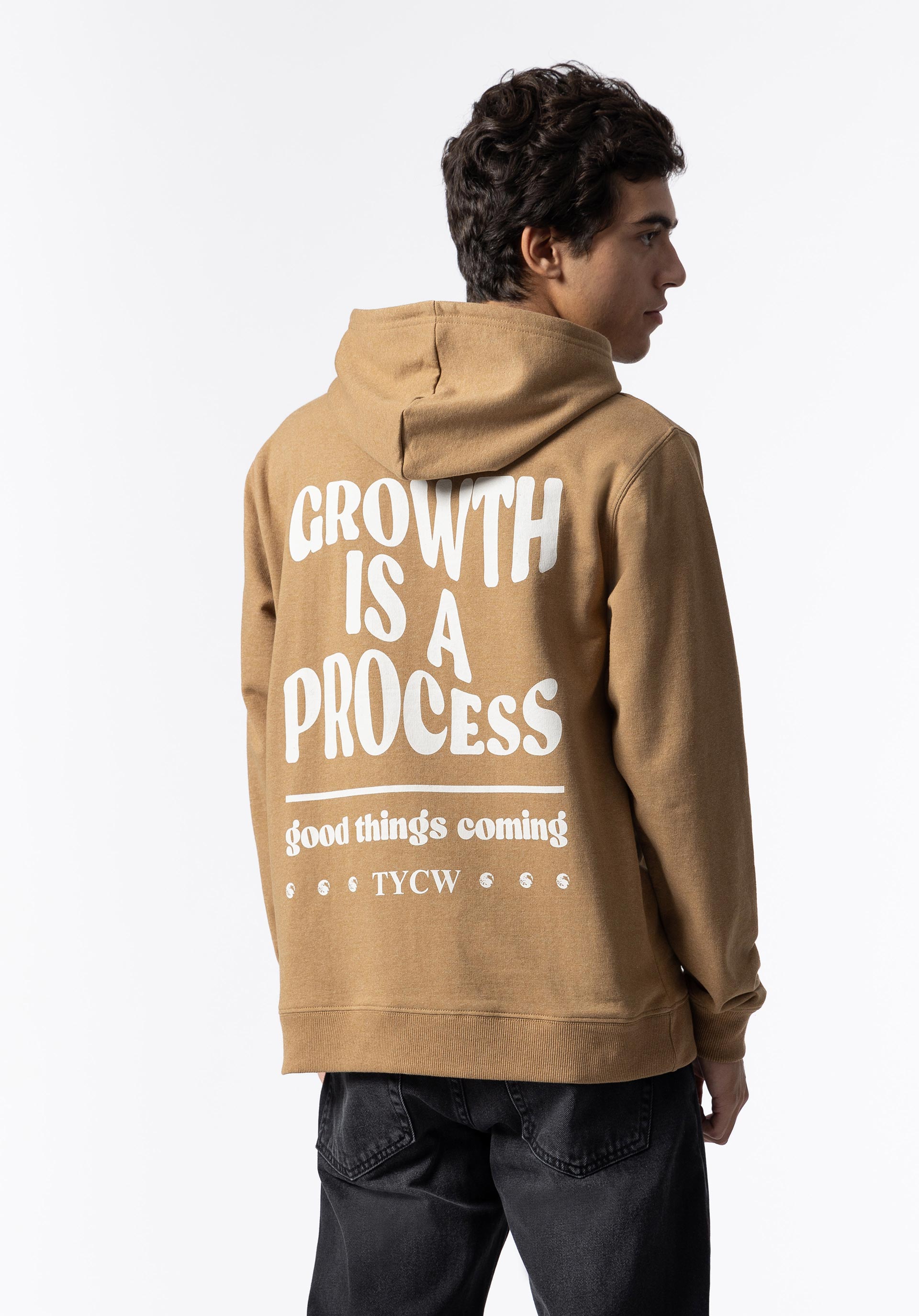 Hoodie com Mensagem nas Costas
