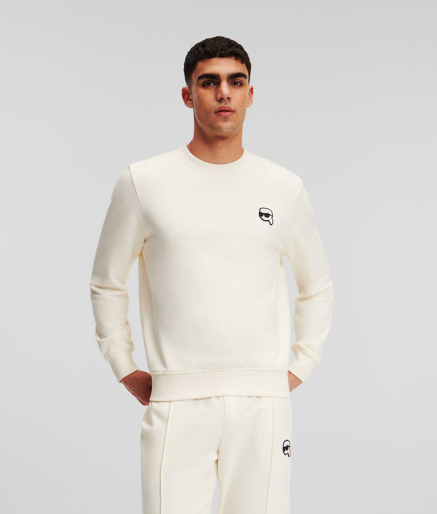 SWEAT-SHIRT AVEC EMPIÈCEMENT KARL IKONIK