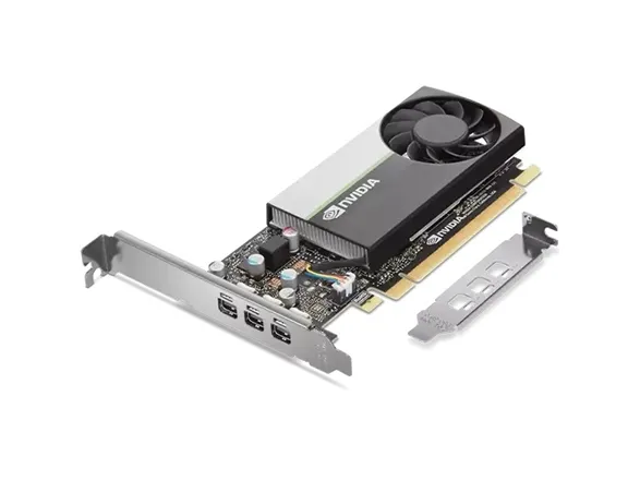 NVIDIA T400 - Grafikkort - T400 - 4 GB GDDR6 - PCIe 3.0 x16 - 3 x Mini DisplayPort - for ThinkStation P3; P3 Ultra; P340; P350; P358; P520; P620; P720; P920