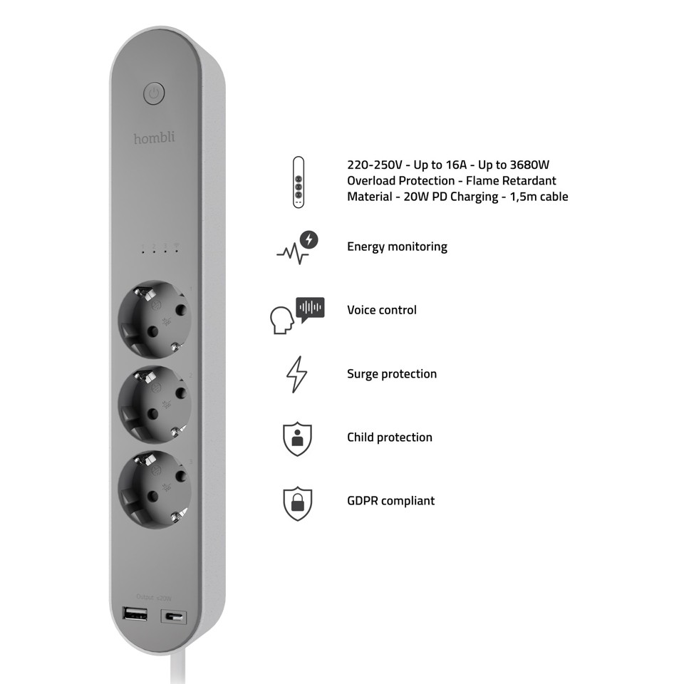 Hombli - Smart Strømskinne