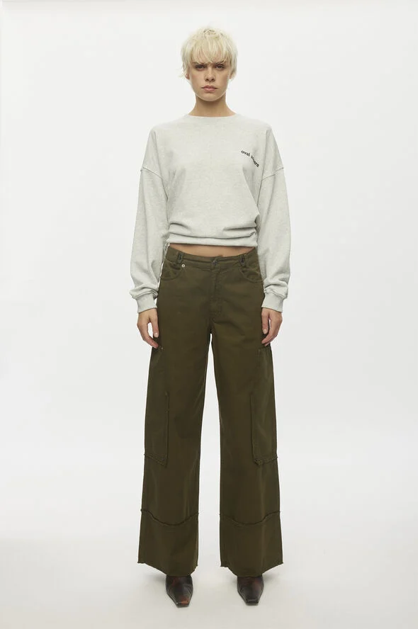 Oval Square Pete Pants Dark olive