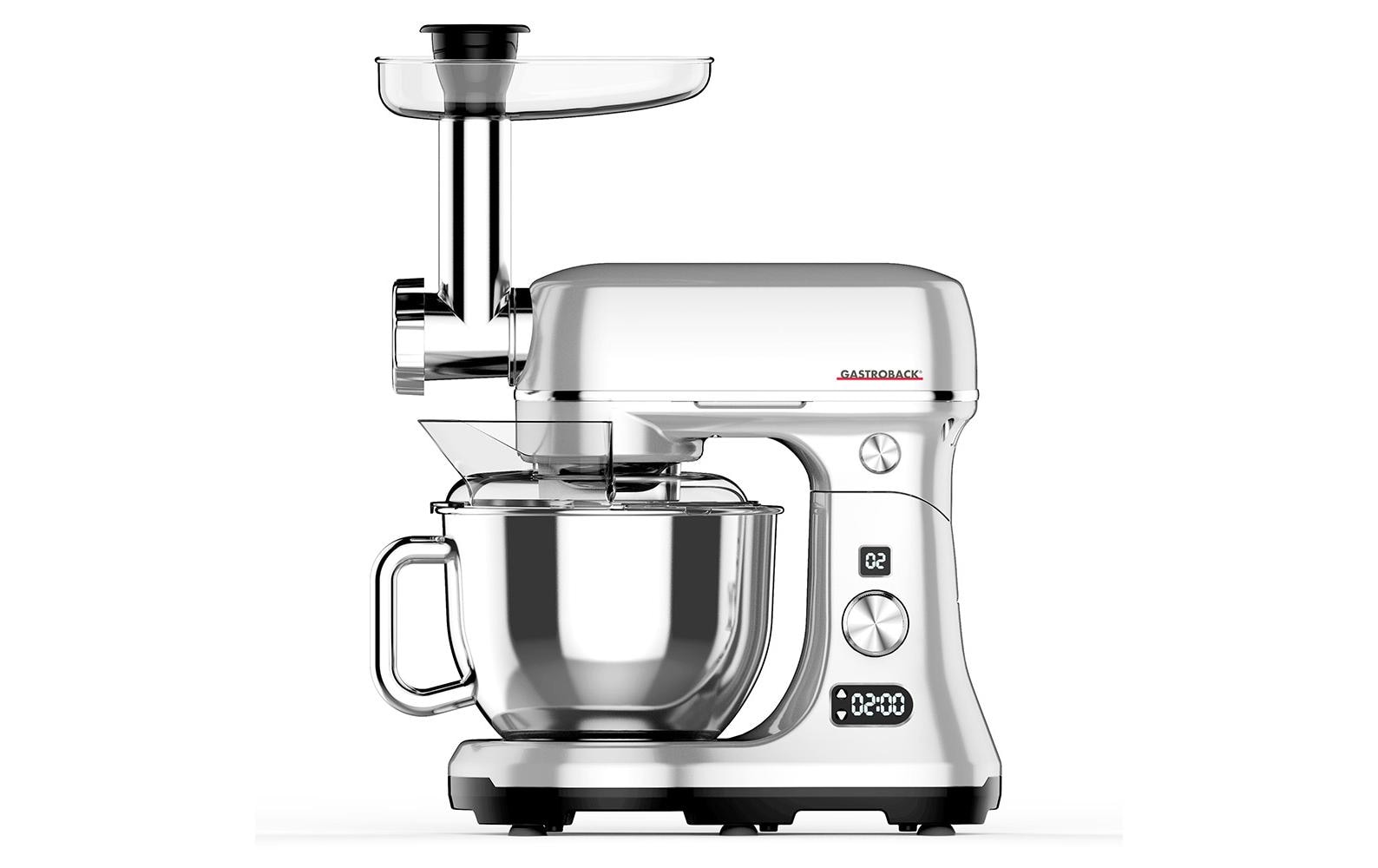 Küchenmaschine Advanced Digital Silber<br>Küchenmaschine mit 12 Geschwindigkeitsstufen und Pulse Funktion