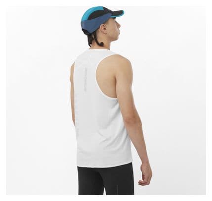 Débardeur Salomon Sense Aero Graphic Blanc Homme