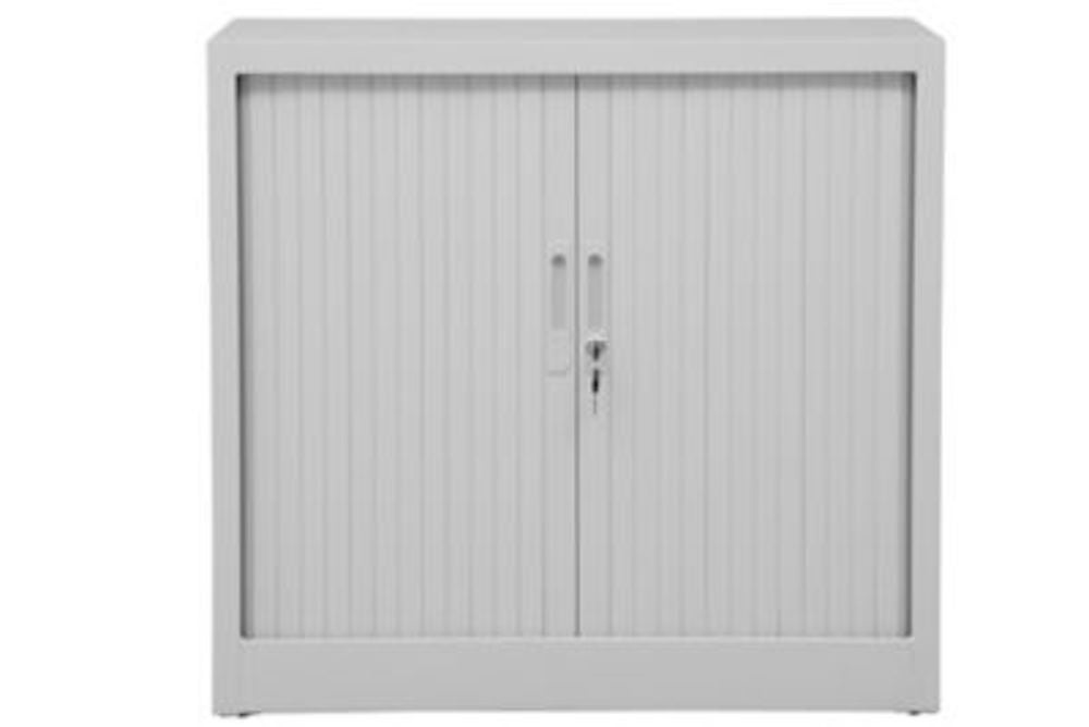 PROREGAL Rolluikkast Wezel 2 Plankhoogtes HxBxD 75 x 80 x 46 cm Grijs