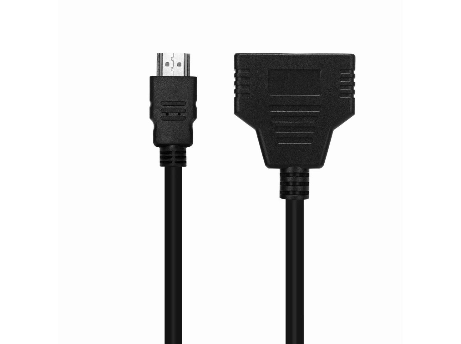 REPARTIDOR HDMI QILIVE 1X2HDMI 0.75M PRETO