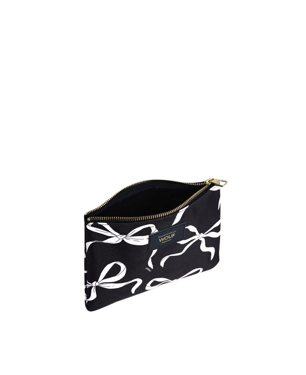 Wouf  Carlota clutch - Black/White