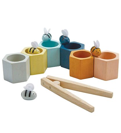 PlanToys Holzspielzeug - 13 Teile - Bienenstöcke