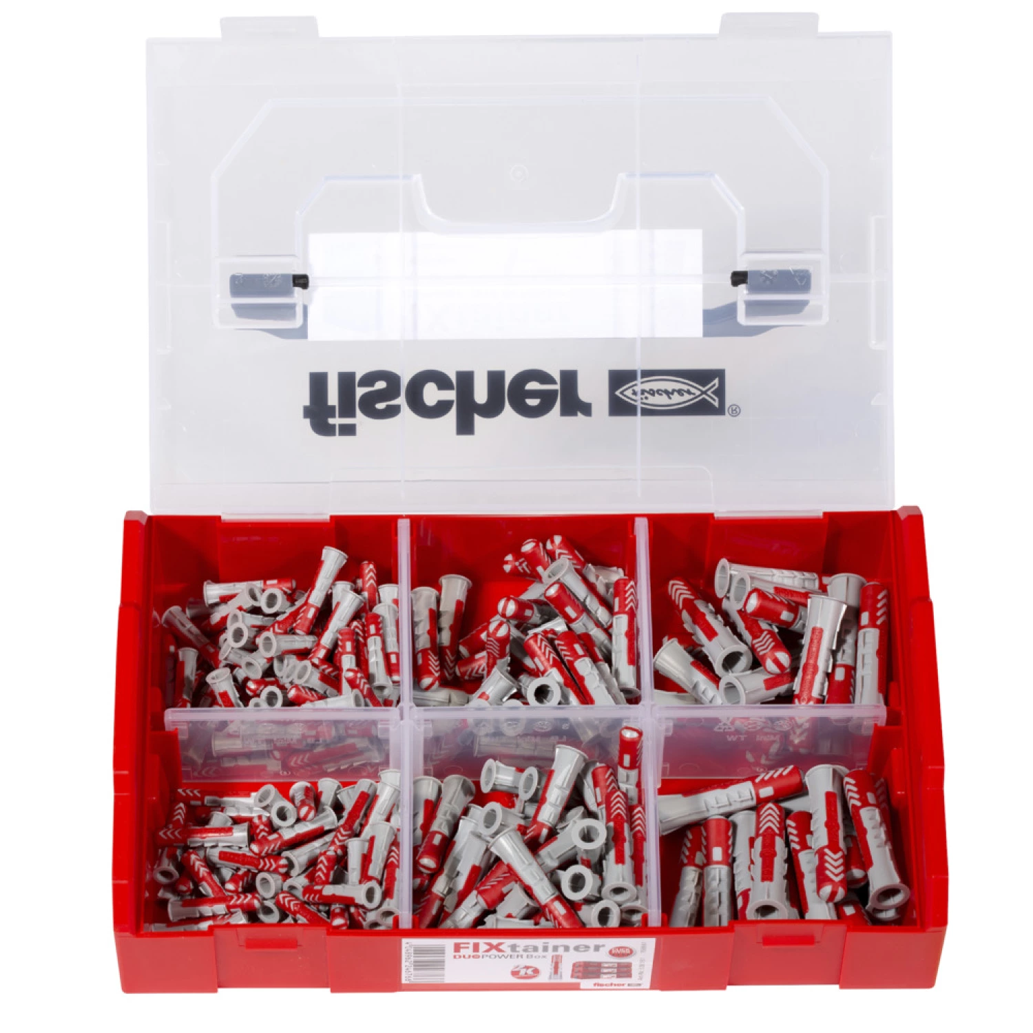 Fischer 536161 210-delige FixTainer DuoPower pluggenset - Ø6, Ø8, Ø10mm