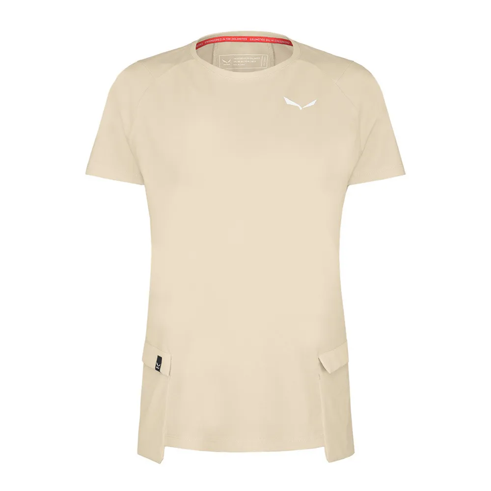 Salewa PUEZ HEMP - Tee-shirt Femme oatmeal