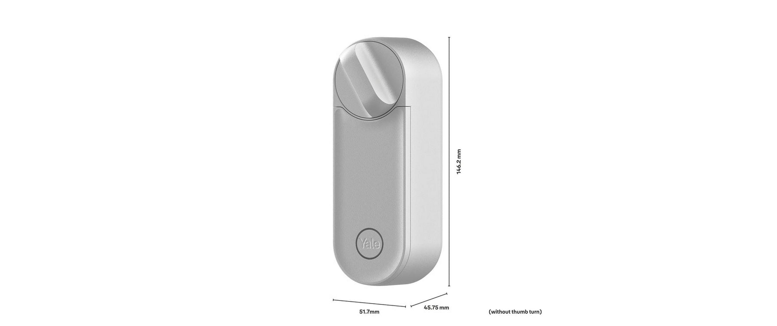 Linus L2 Smart Lock, CH+EU-Zylinder, Silber<br>Intelligentes Türschloss, mit WLAN- und Bluetooth- und NFC- Verbindung