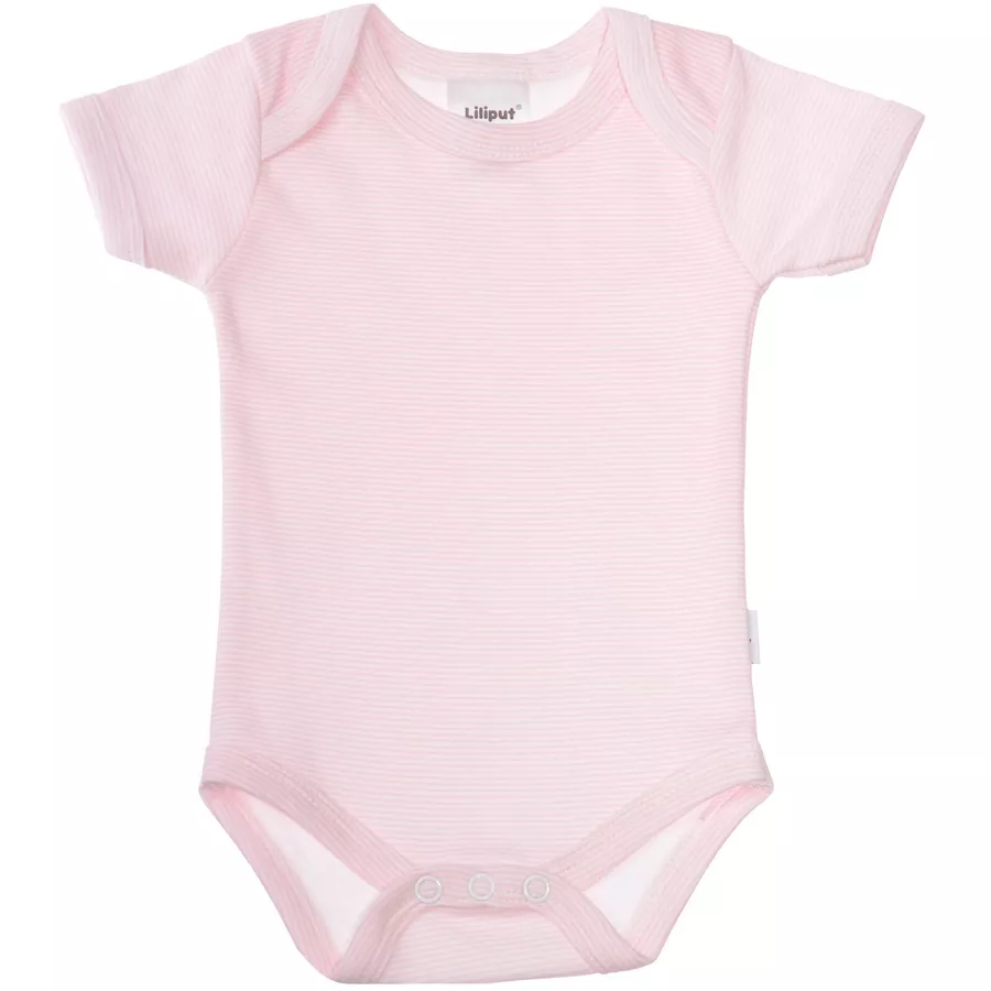 Liliput Kurzarm-Body Rosa Gestreift rosa-weiß gestreift
