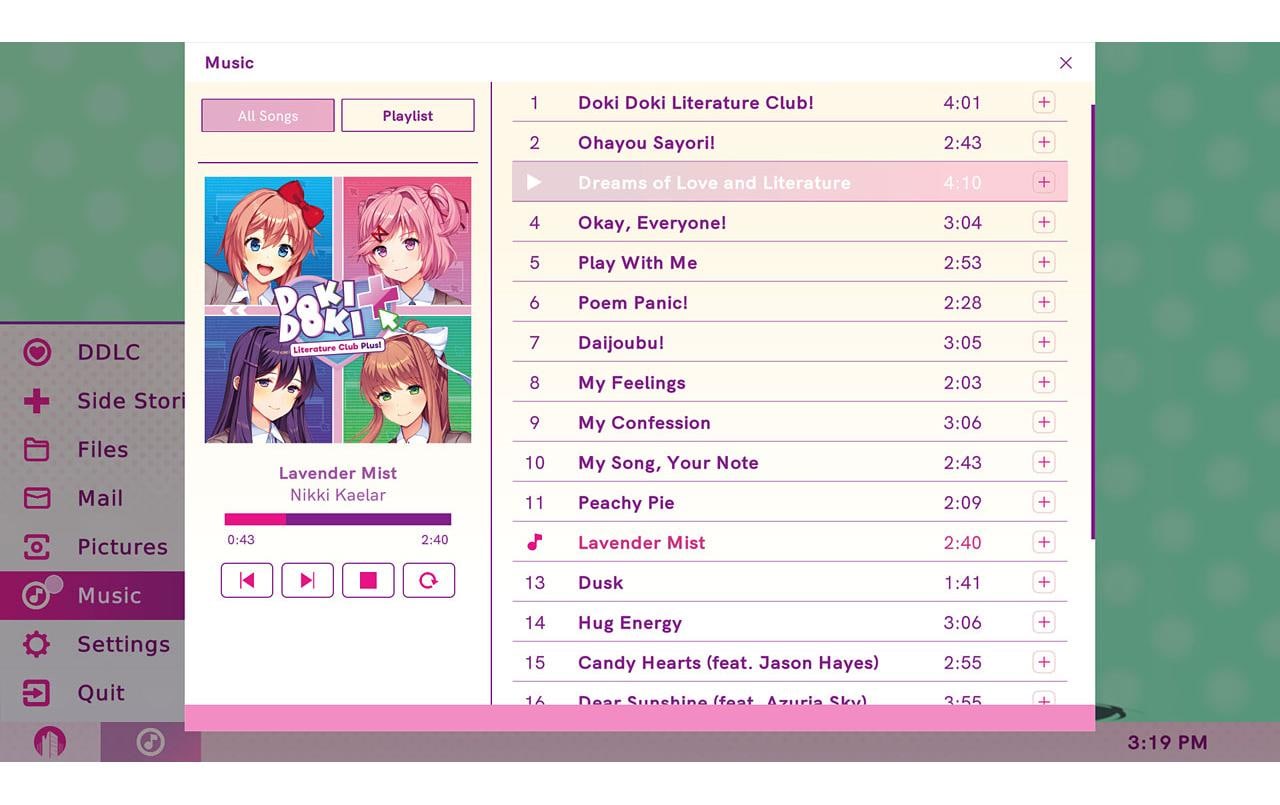 Doki Doki Literature Club PlusPsychologisches Visual Novel Horrorspiel für die PlayStation 4