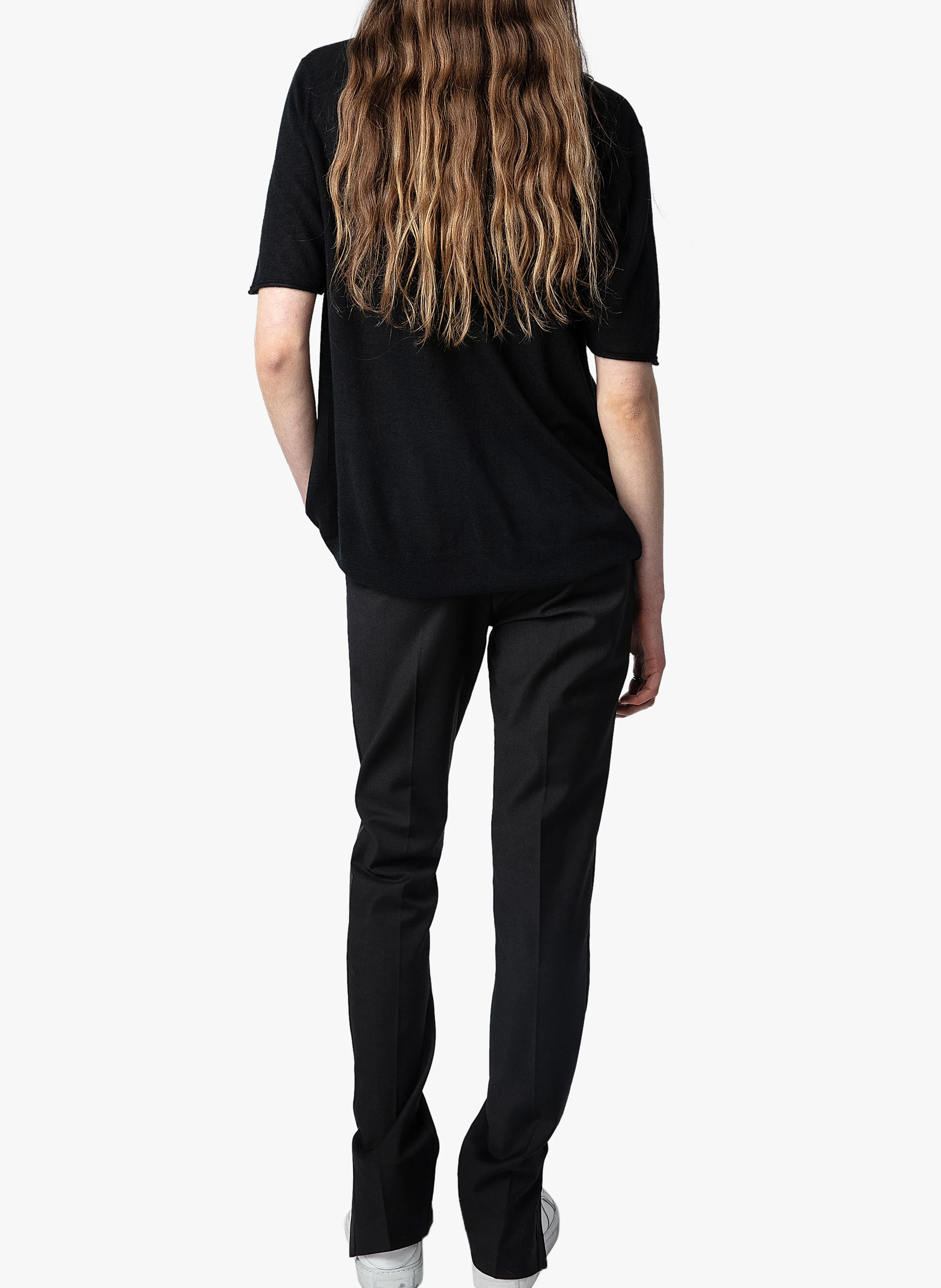 IDA - Pull col rond en cachemire | Noir