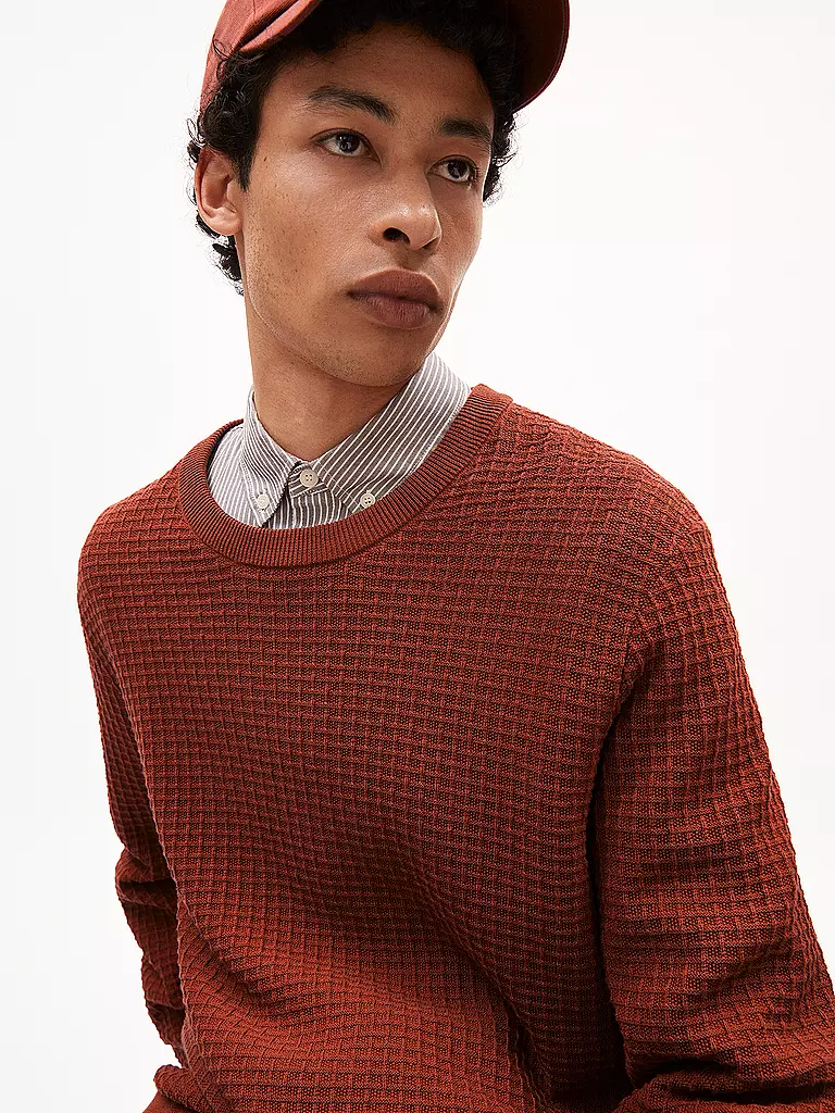 ARMEDANGELS Pullover GRAANMO rot