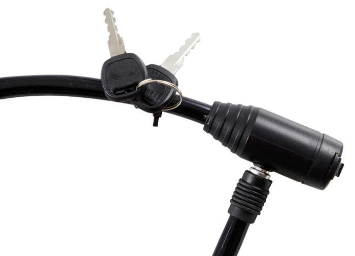 Cykellås wire Ø8 mm x 650 mm - Bikezone